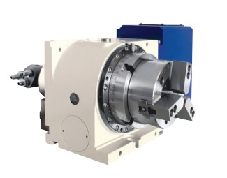 三爪油壓夾頭搭配回轉(zhuǎn)缸